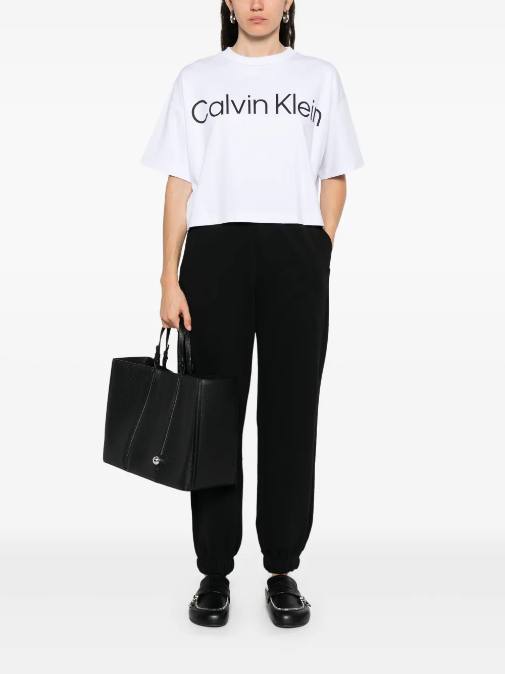 Calvin Klein logo-print T-shirt | T-Shirts & Jersey Shirts | Image 2
