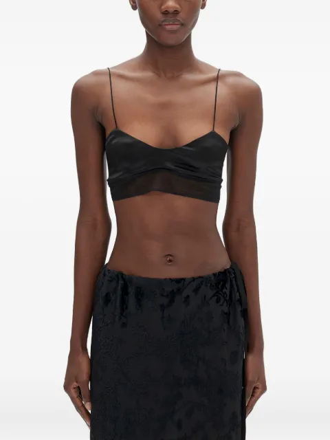 Ann Demeulemeester scoop-neck cropped top 