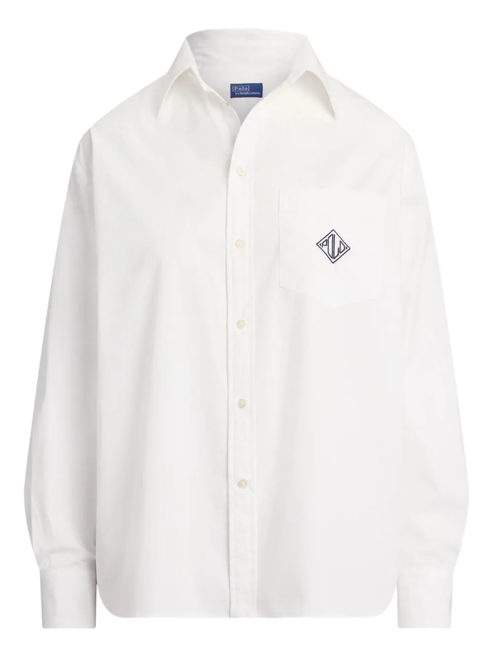 Polo Ralph Lauren Blouse met geborduurd logo Wit