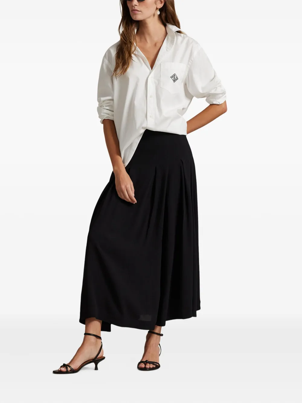 Polo Ralph Lauren Blouse met geborduurd logo - Wit