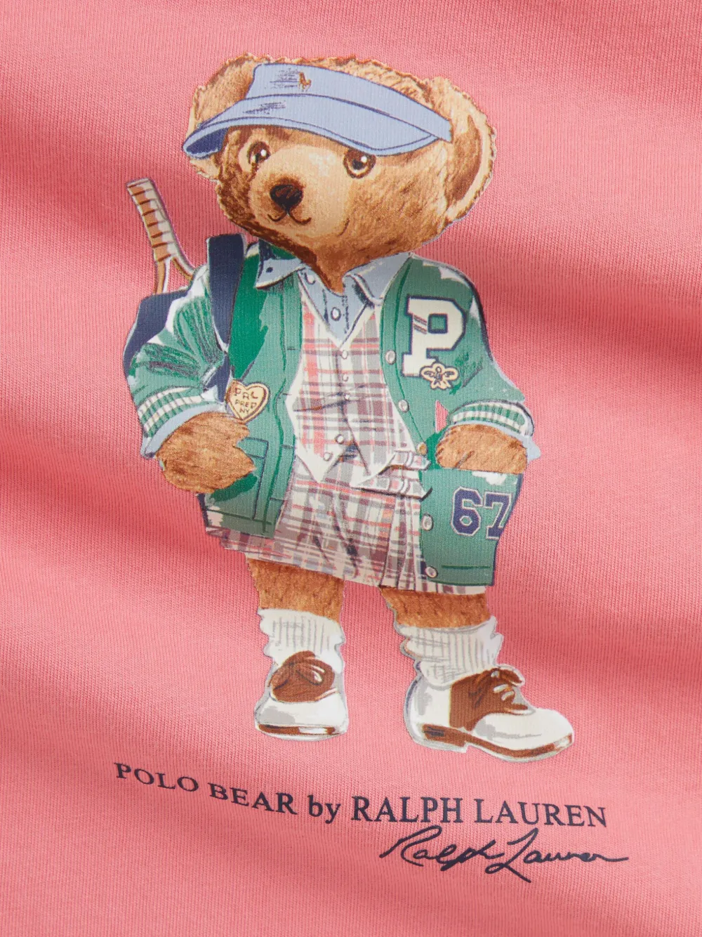 POLO RALPH LAUREN KIDS Romper met Polo Bear-print - Roze
