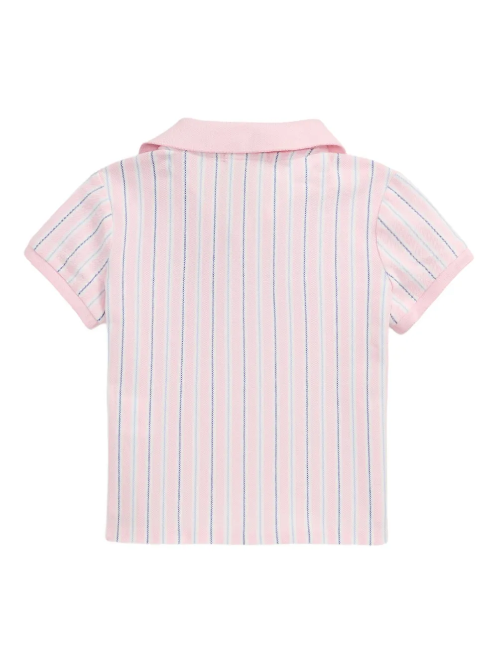 POLO RALPH LAUREN KIDS Gestreept poloshirt Roze