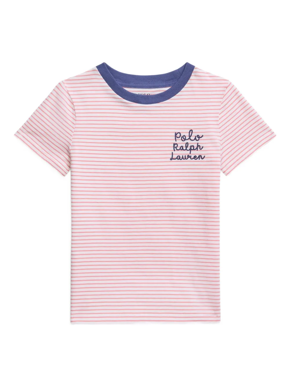 POLO RALPH LAUREN KIDS Gestreept T-shirt Wit