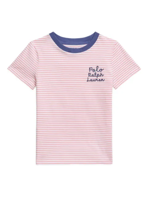 POLO RALPH LAUREN KIDS تيشيرت مخطط بأكمام قصيرة