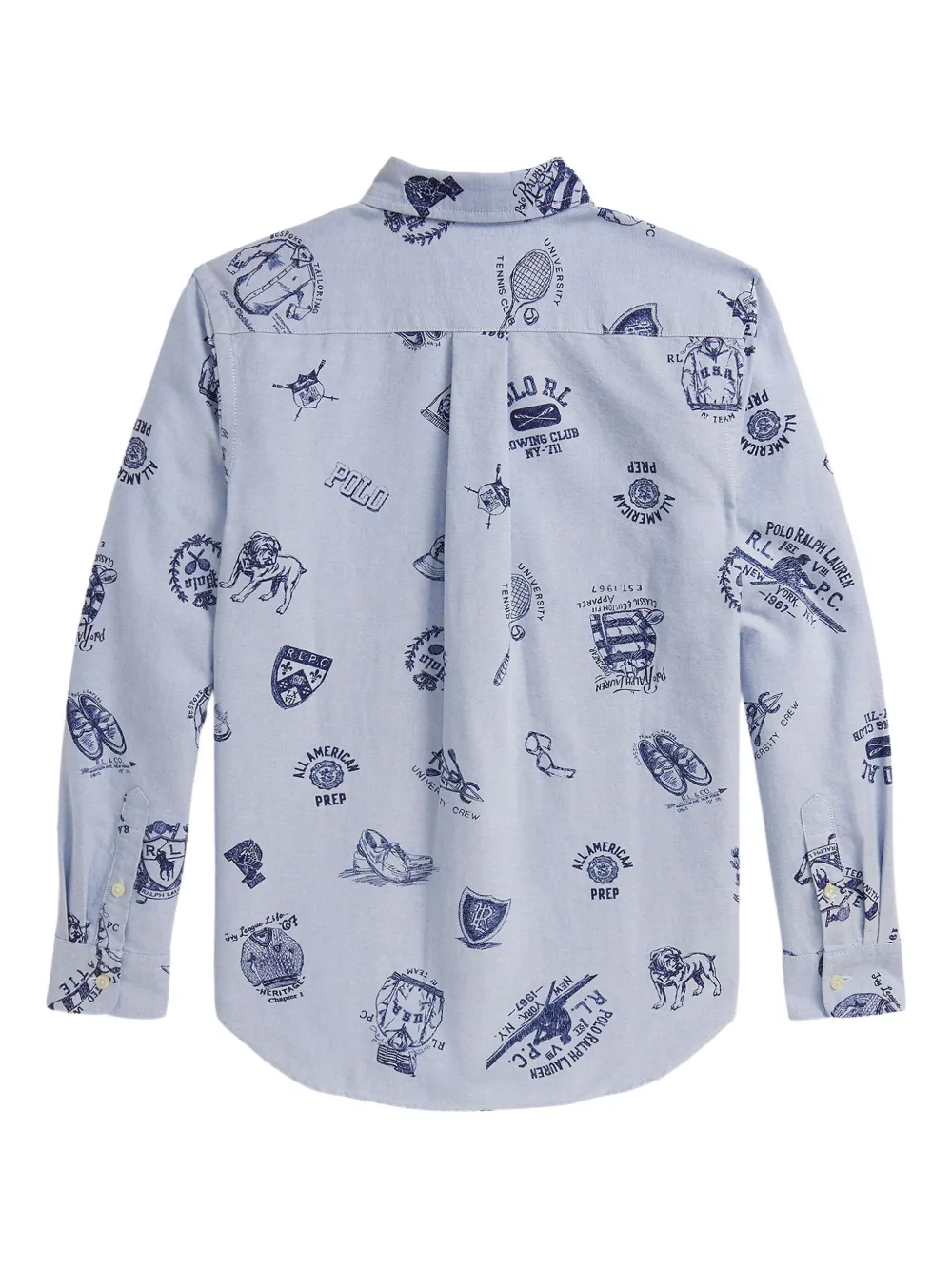 POLO RALPH LAUREN KIDS Shirt met grafische print Blauw