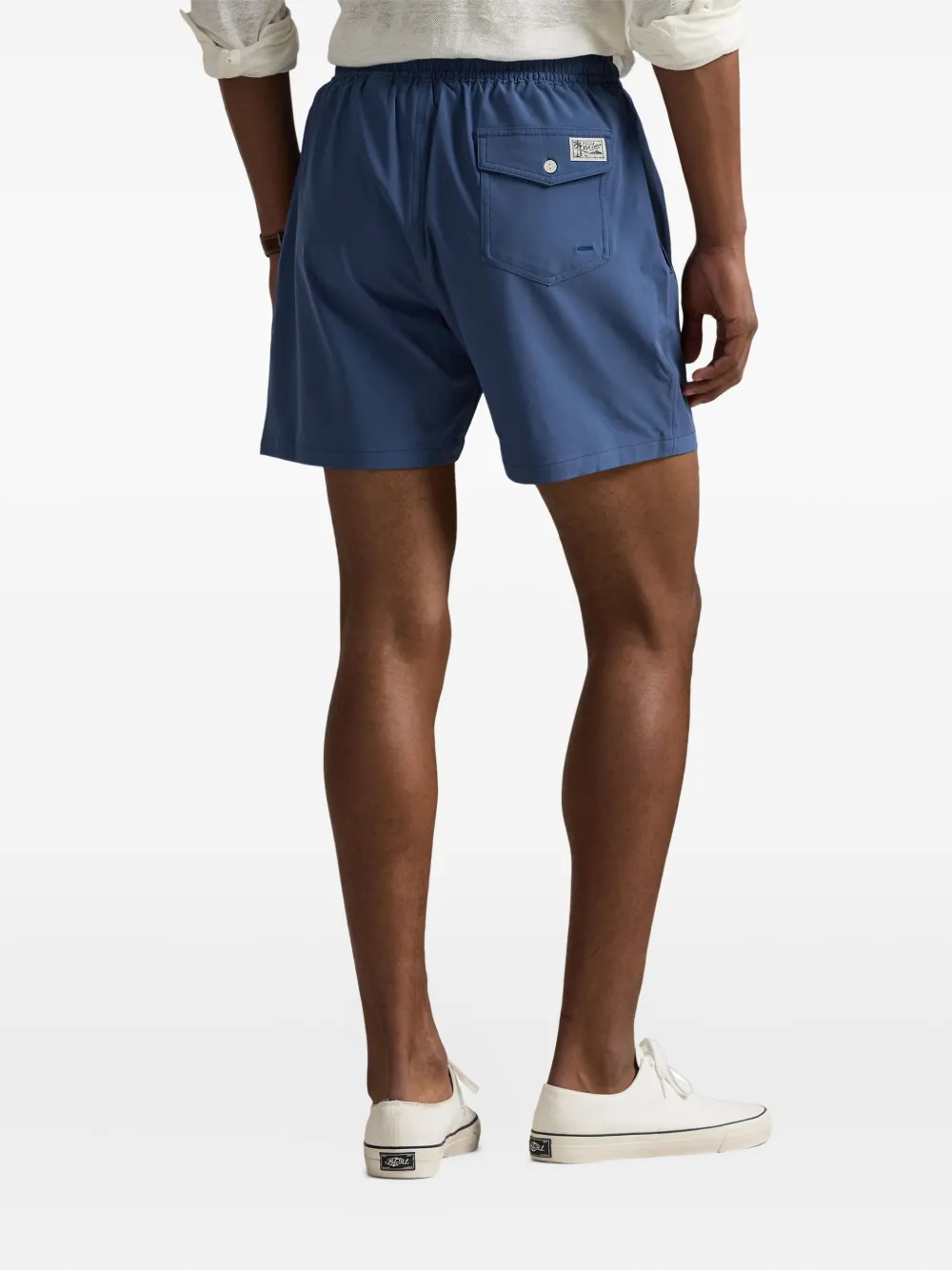Polo Ralph Lauren Traveler zwembroek met elastisch trekkoord Blauw