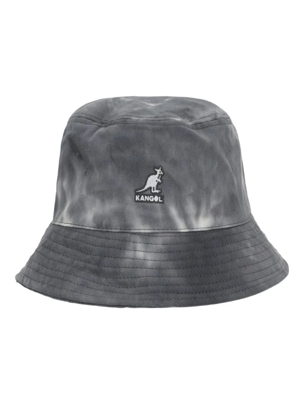 Kangol tie-dye logo bucket hat - Grigio