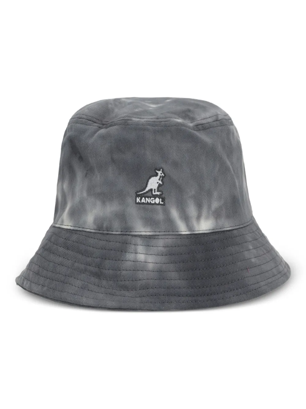 Kangol tie-dye logo bucket hat - Grigio