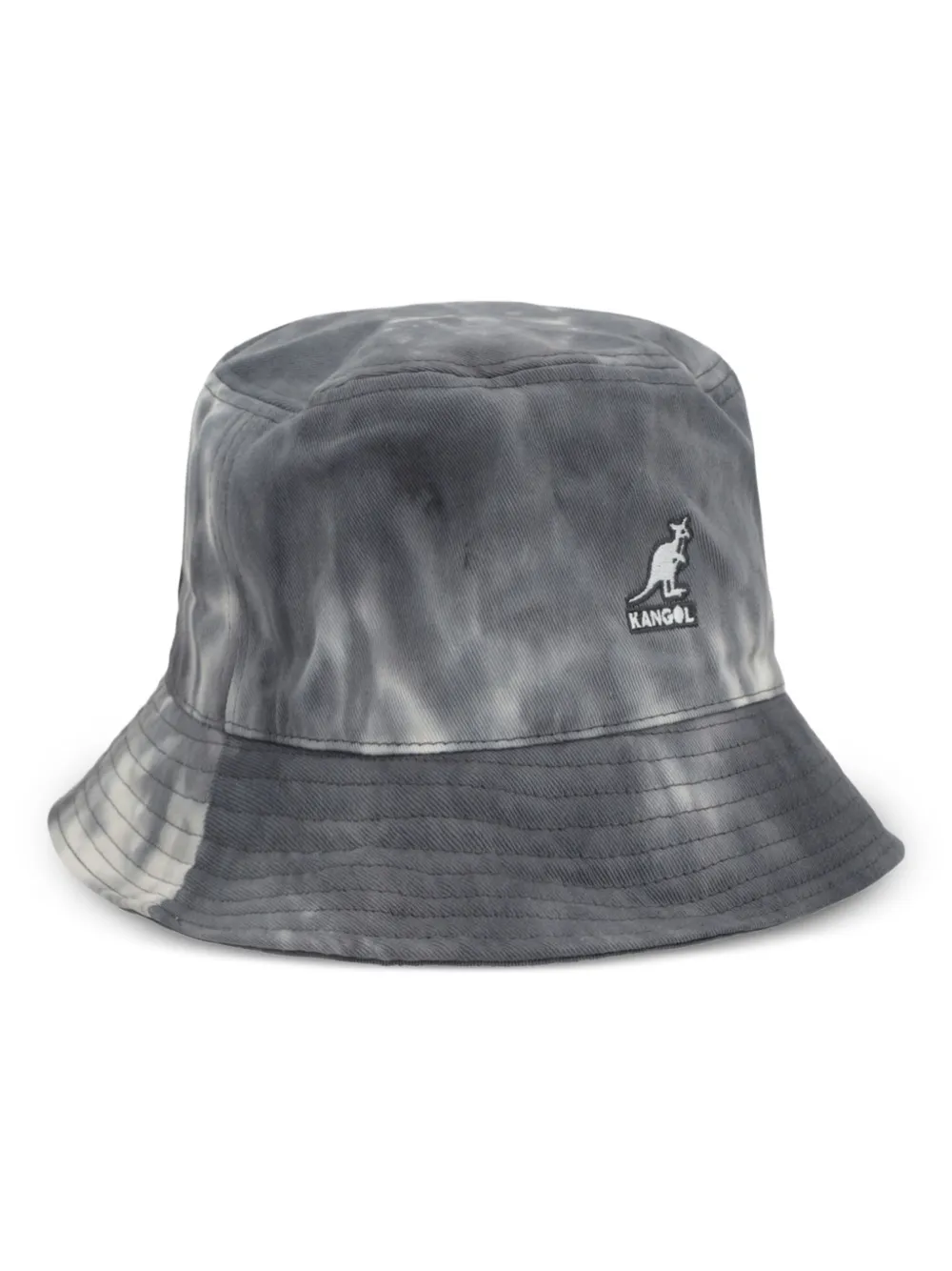  Kangol Tie-dye Logo Bucket Hat - Grey 