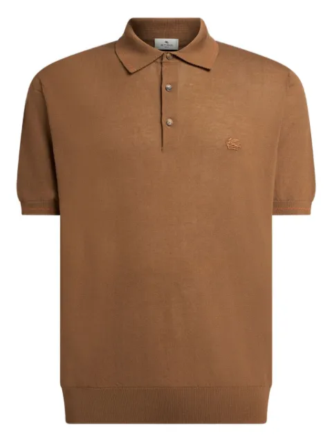ETRO playera tipo polo manga corta
