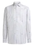 ETRO striped button-up shirt - White