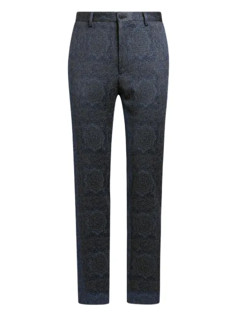 ETRO patterned-jacquard tailored trousers