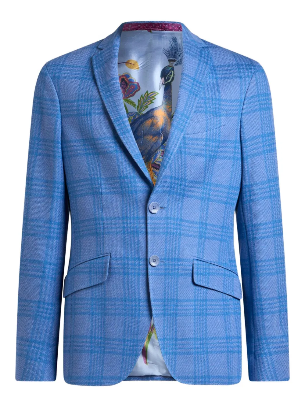 Prince of Wales-jacquard blazer