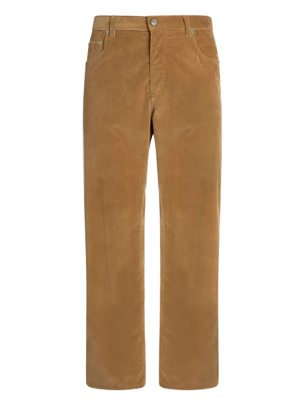 straight-leg corduroy trousers