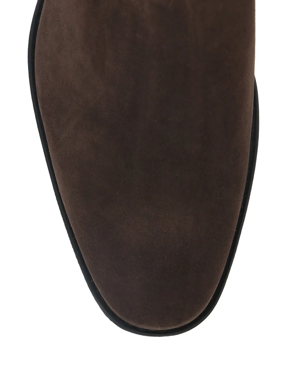 Church's buckle-strap suede boots Brown