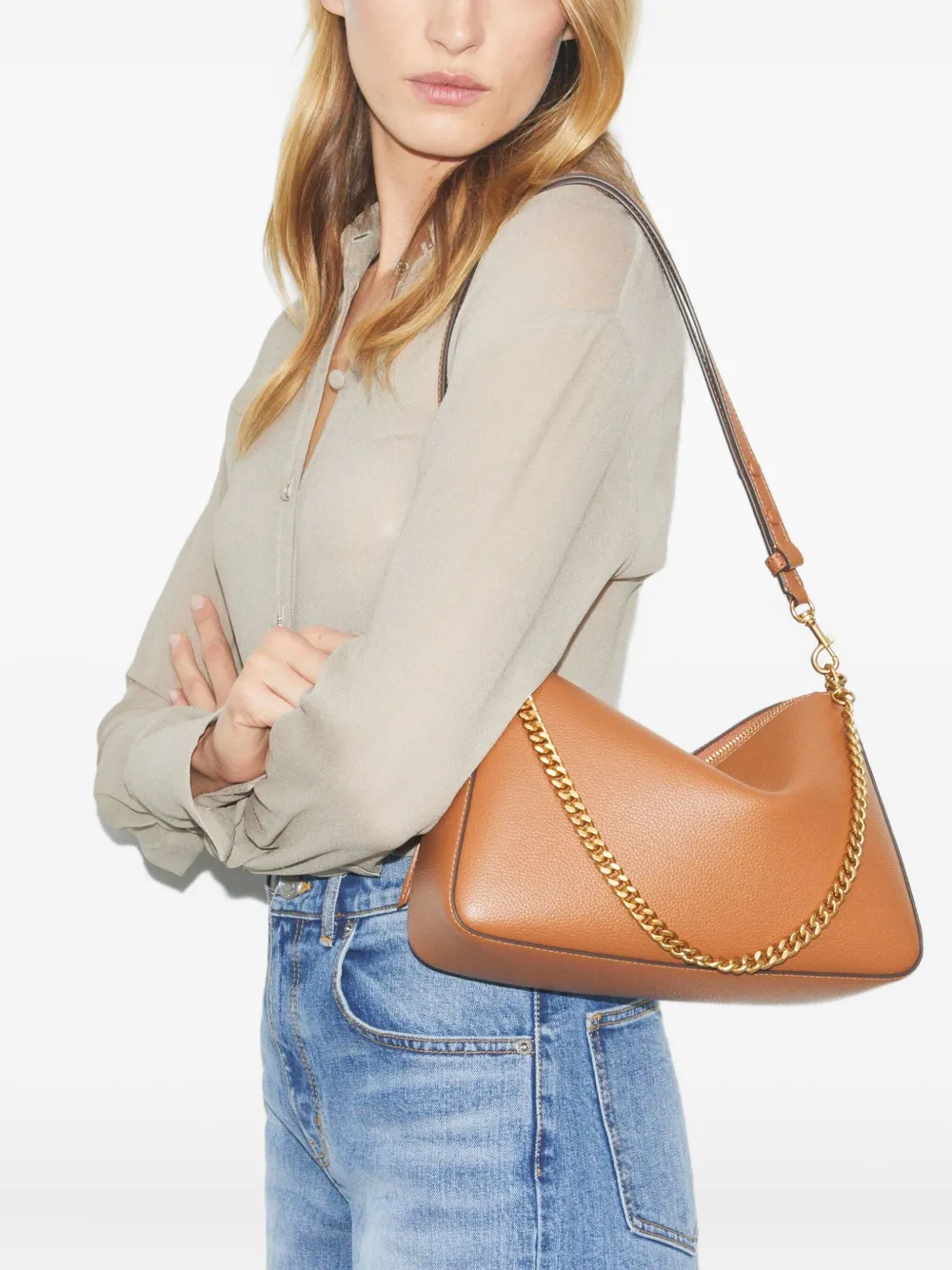 Tory Burch Perry schoudertas - Bruin