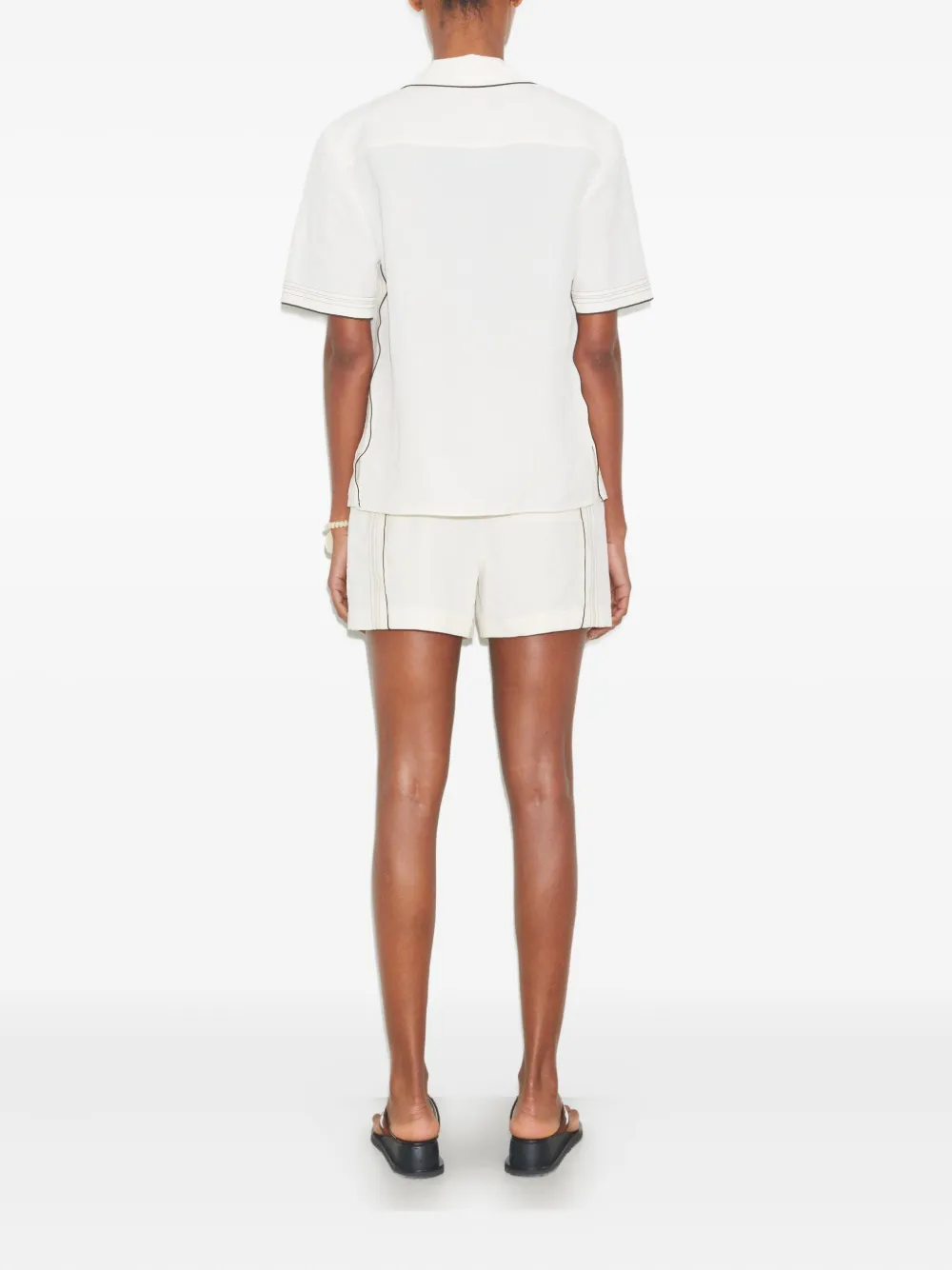 Tory Burch Linnen blouse Wit