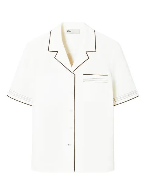 Tory Burch linen camp shirt