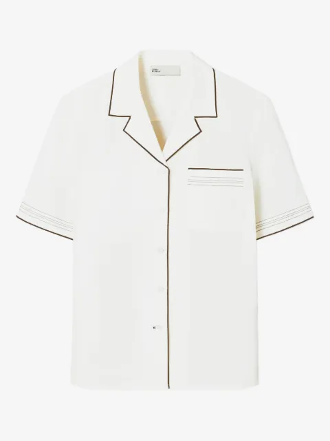 Tory Burch linen camp shirt