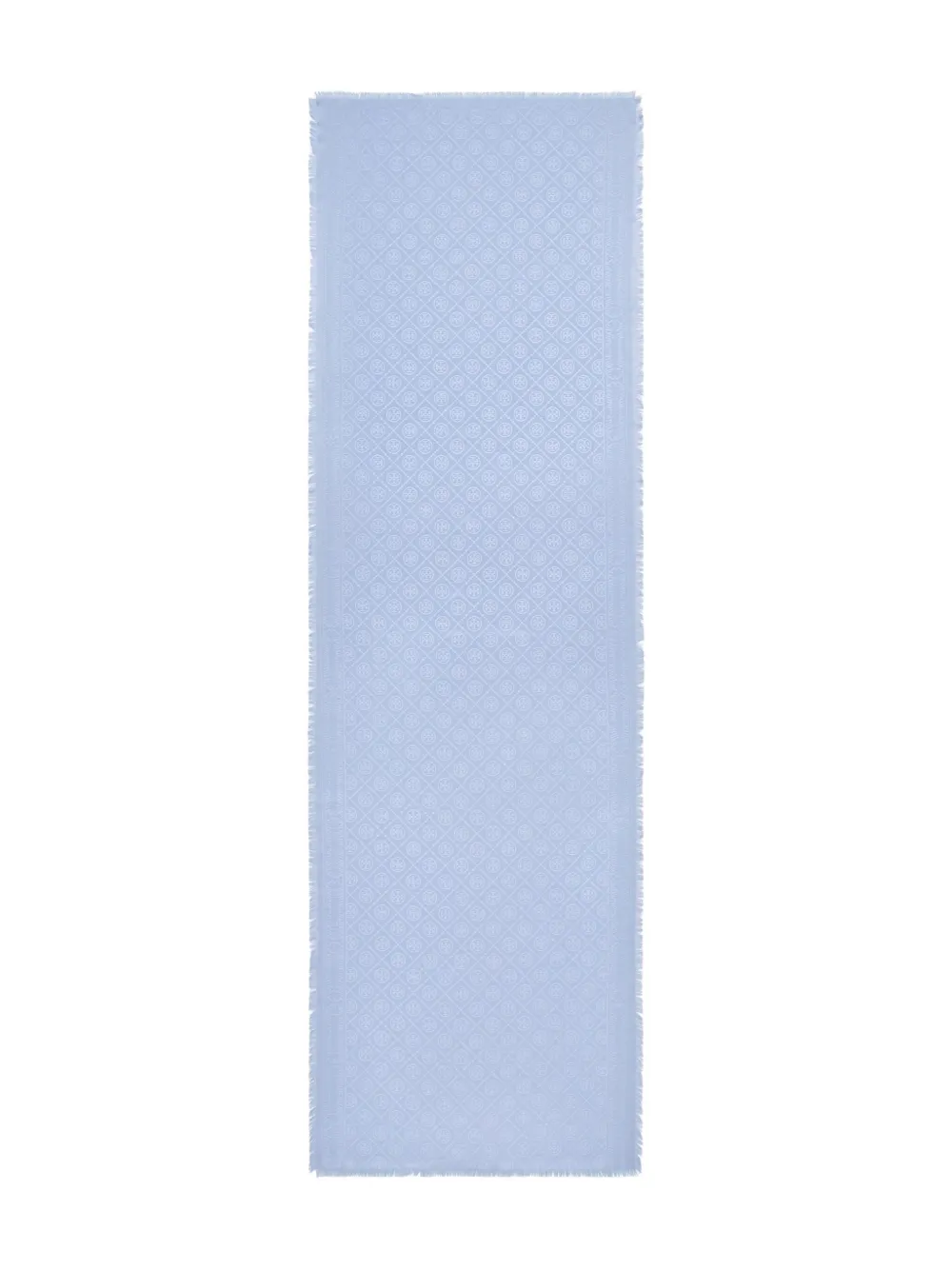 Tory Burch Sjaal met T logo-jacquard Blauw