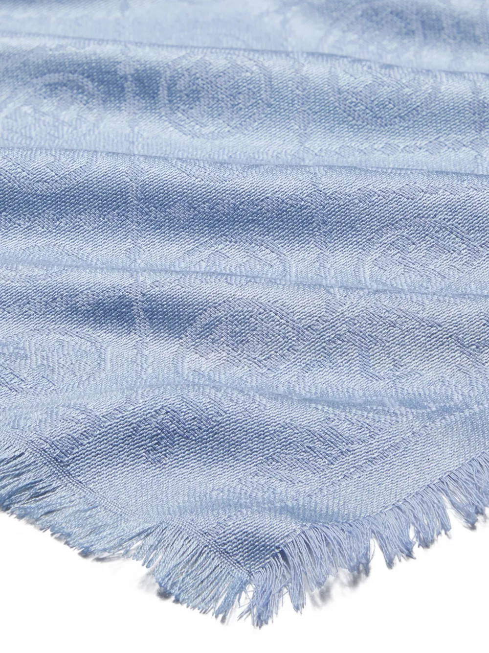 Tory Burch Sjaal met T logo-jacquard Blauw