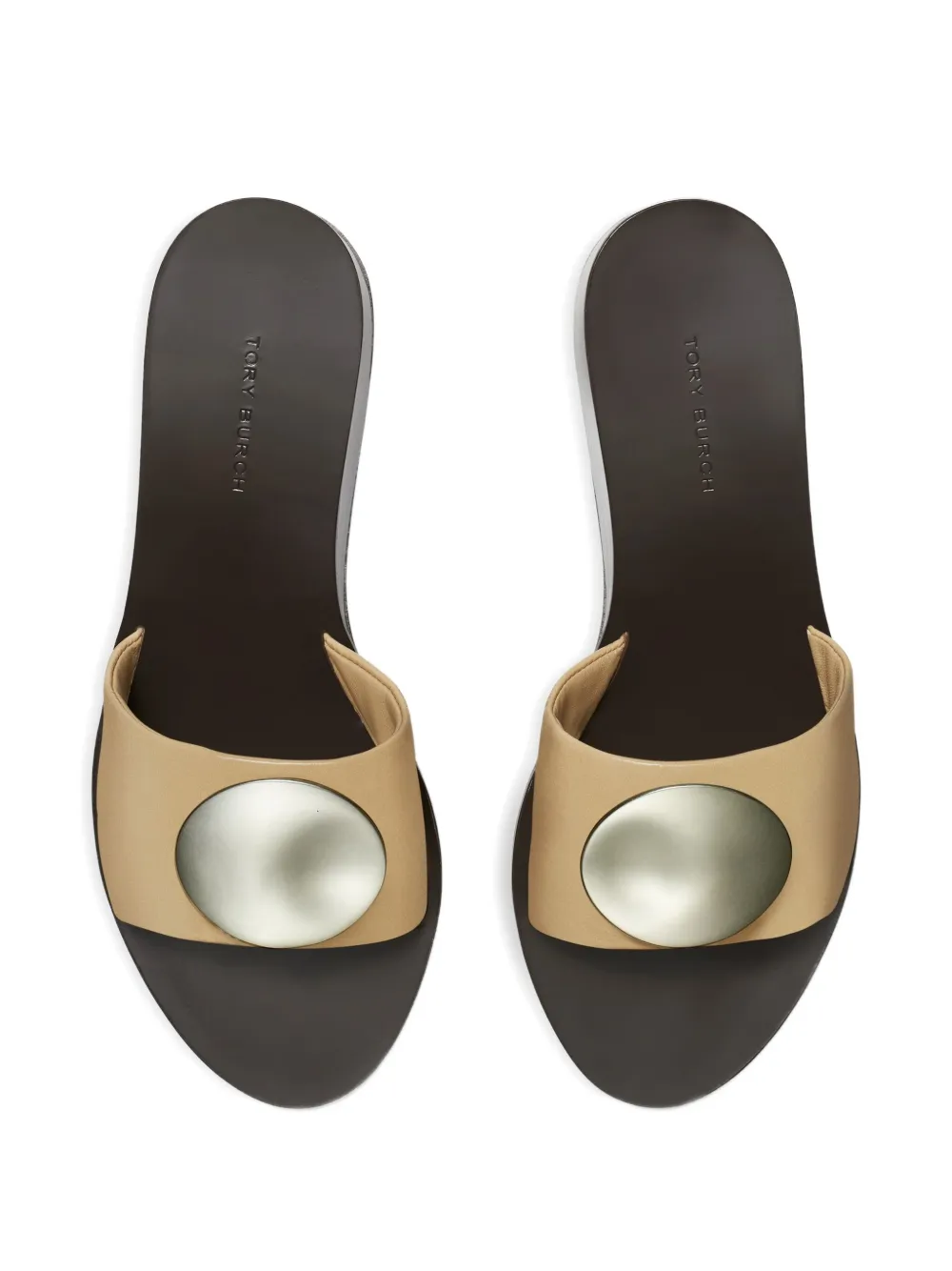 Tory Burch 40 mm Patos sandalen Beige