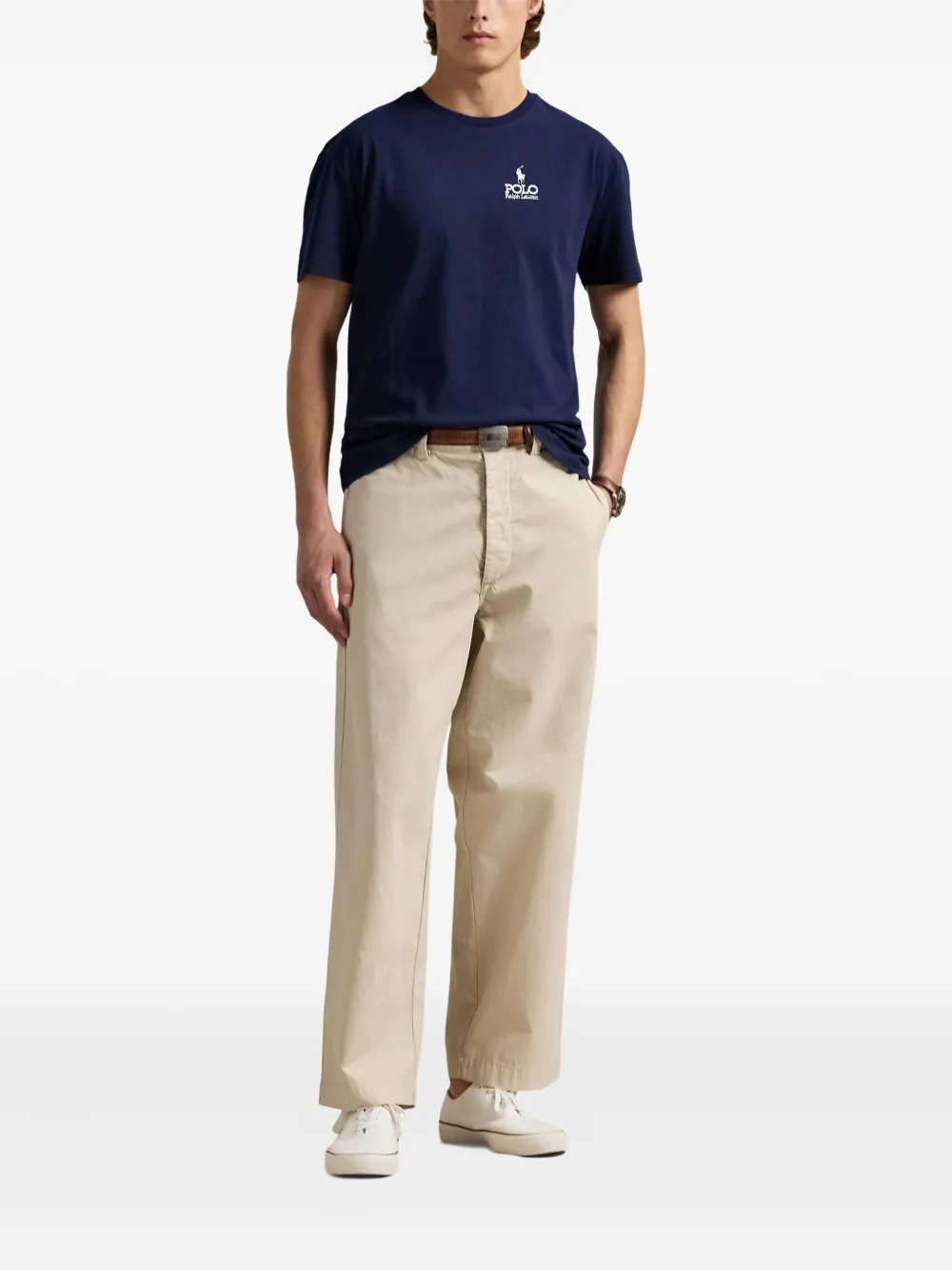 Polo Ralph Lauren T-shirt met logoprint Blauw