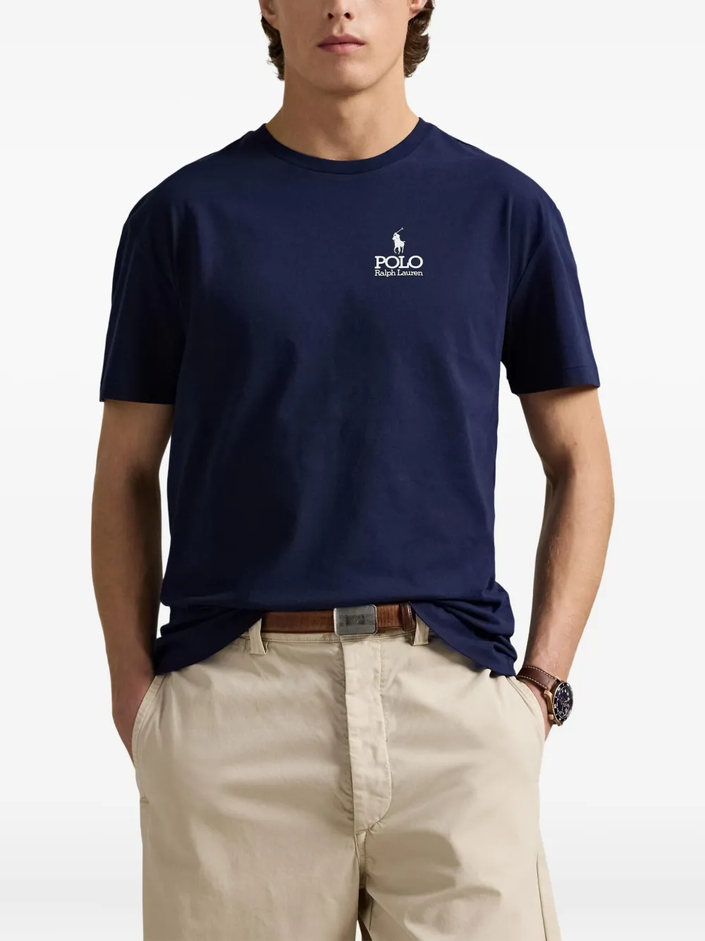 Polo Ralph Lauren T-shirt met logoprint Blauw