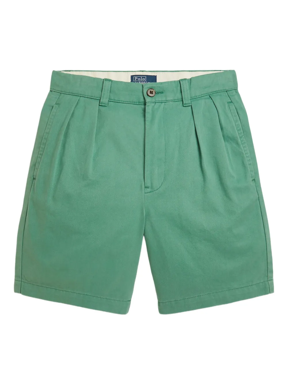 POLO RALPH LAUREN KIDS Cormac shorts met geplooid detail Groen