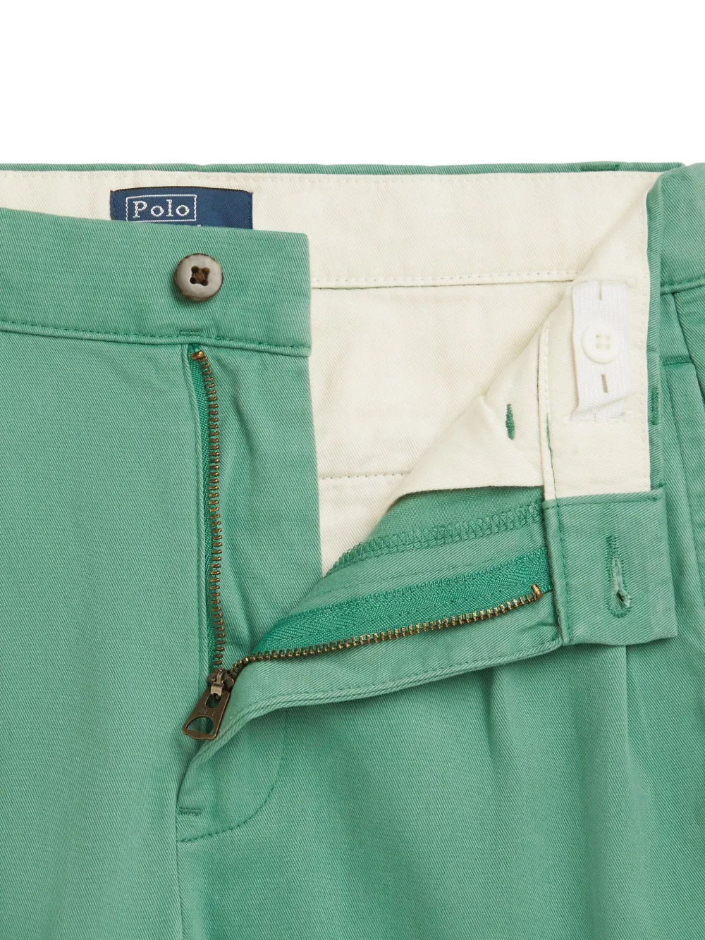 POLO RALPH LAUREN KIDS Cormac shorts met geplooid detail Groen