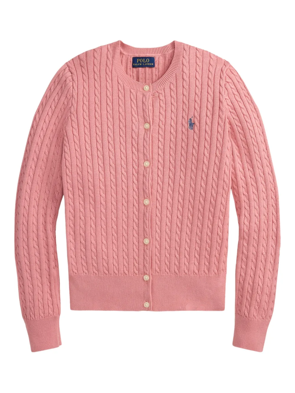 POLO RALPH LAUREN KIDS Kabelgebreid vest Roze