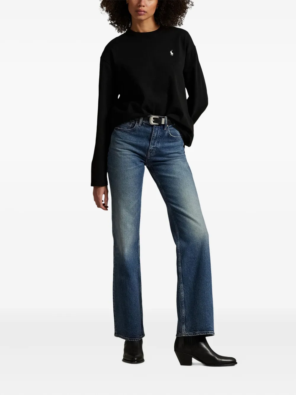 Polo Ralph Lauren Katoenen T-shirt met korte mouwen Zwart
