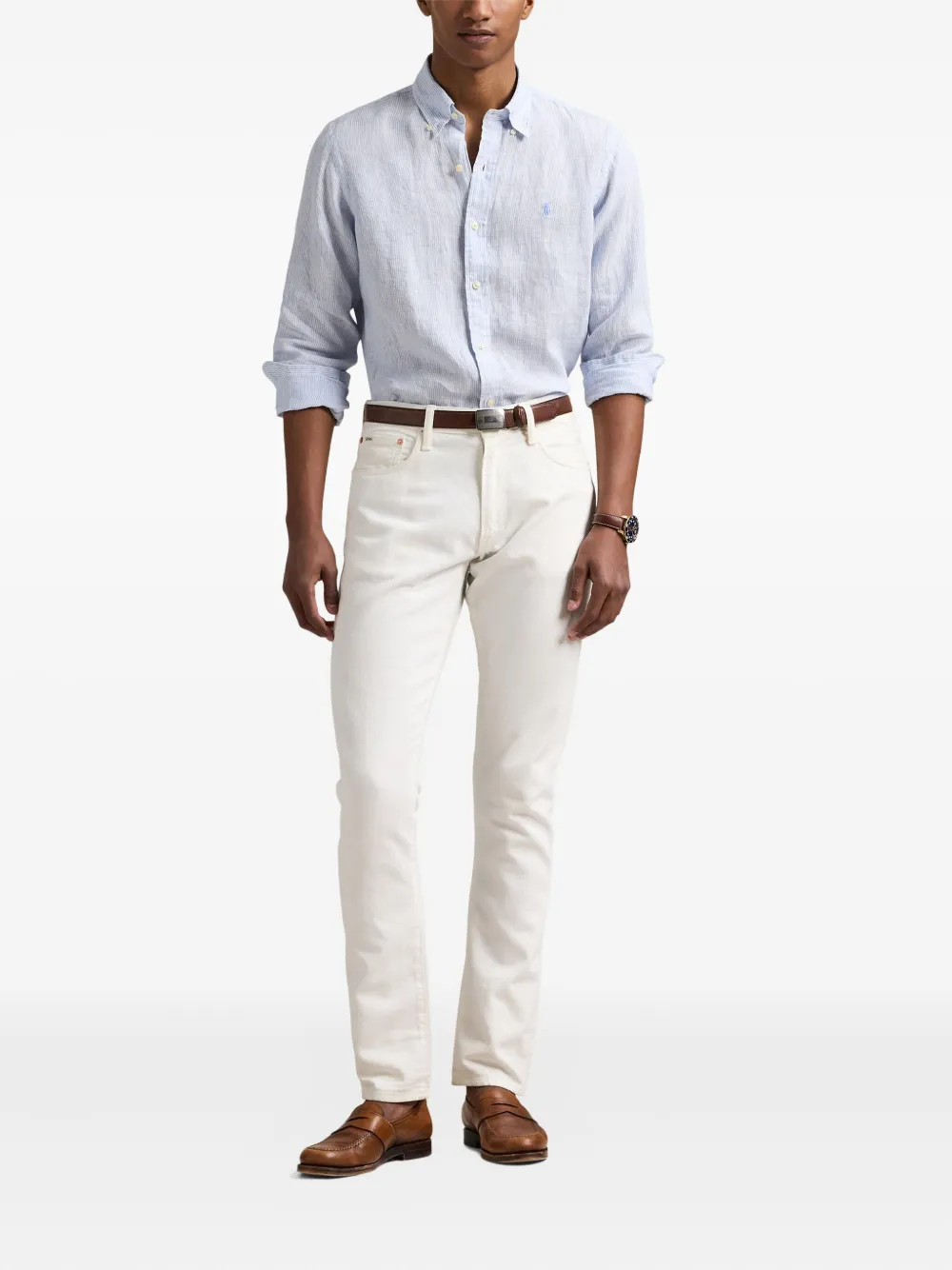 Polo Ralph Lauren Gestreept overhemd Blauw