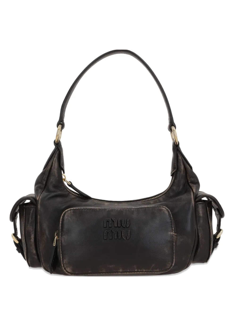 Miu Miu lambskin tote bag | Brown | Image 1