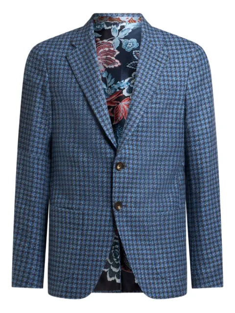 ETRO checked single-breasted blazer