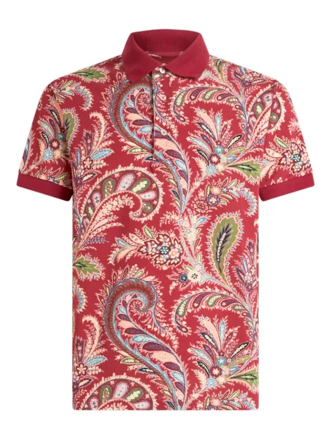 ETRO paisley-print polo shirt