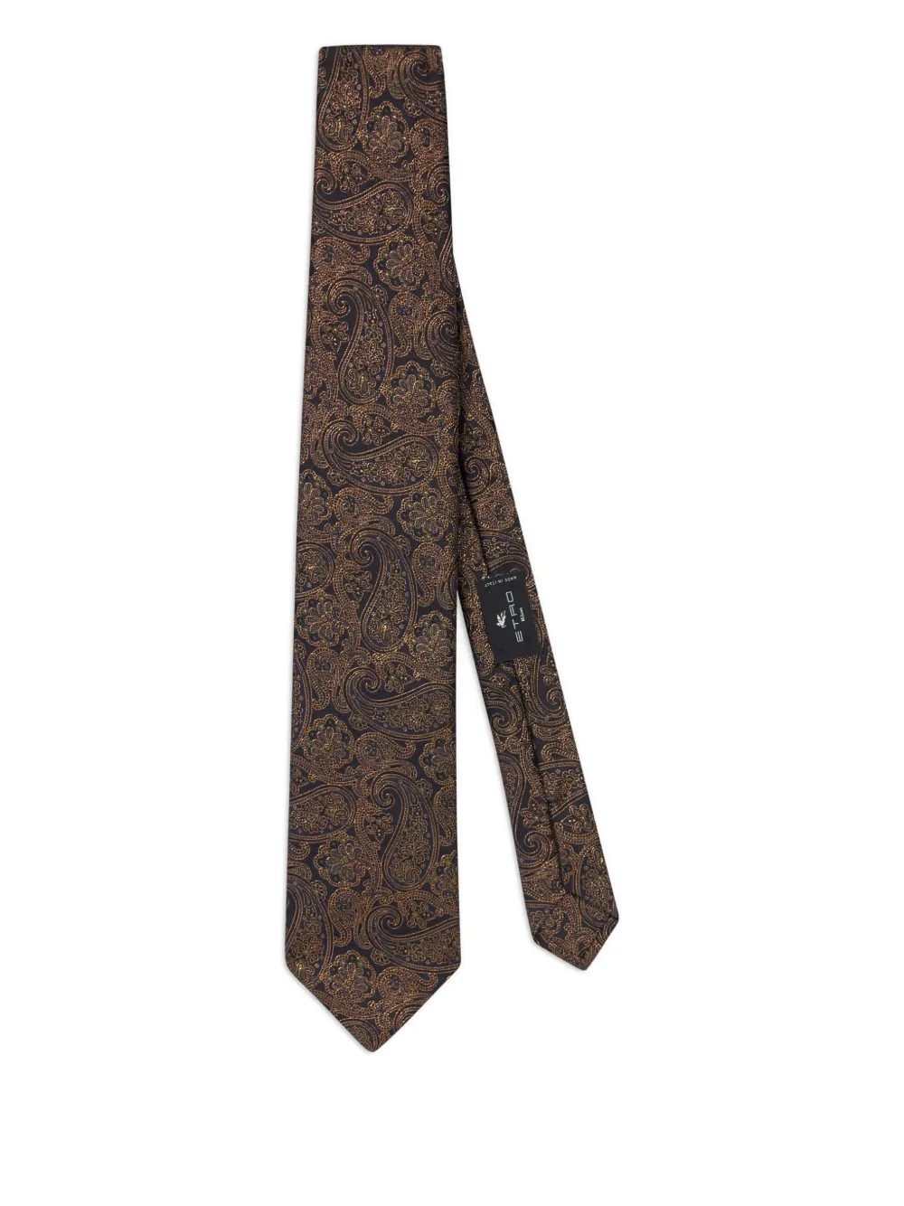 paisley-print tie