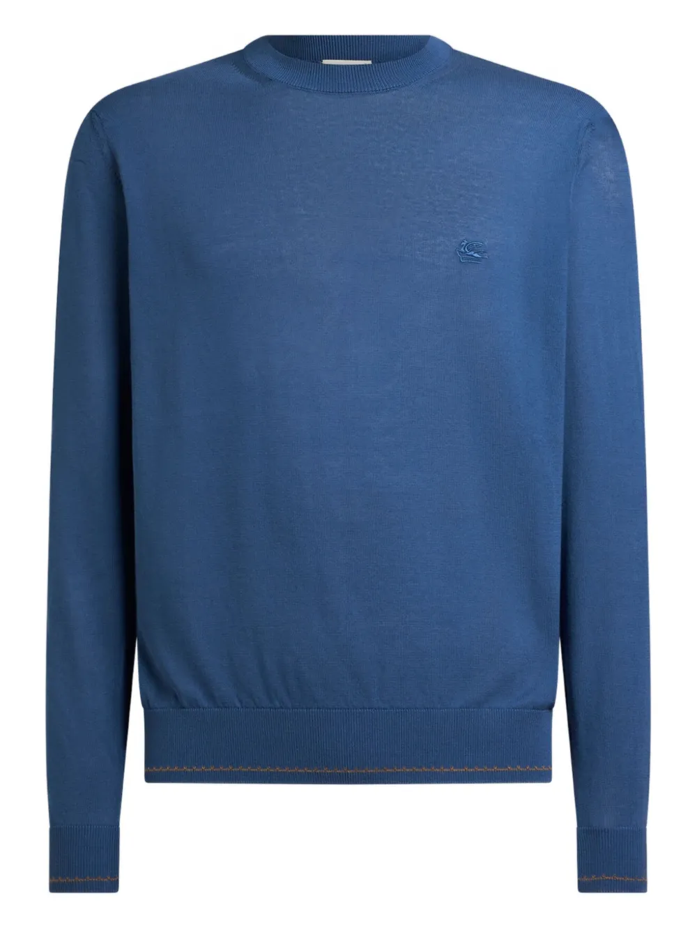 crew-neck knitted jumper