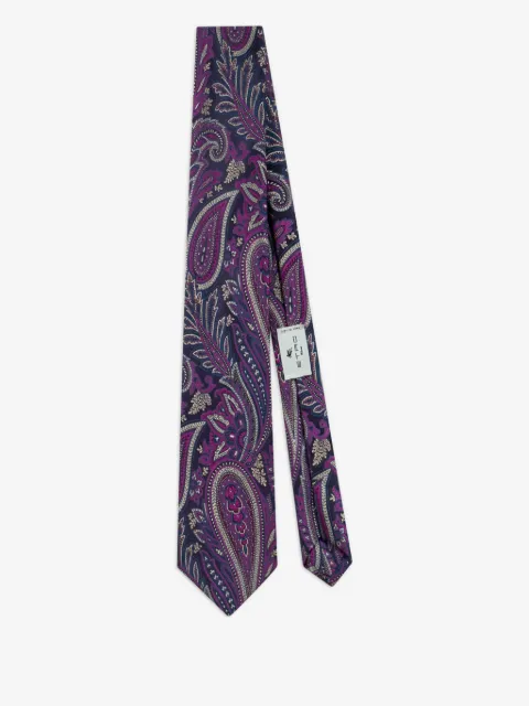 ETRO paisley-pattern silk tie