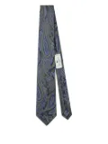 ETRO paisley-pattern tie - Blue