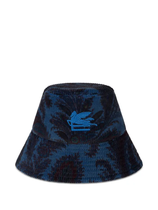 ETRO Cappello Bucket a Coste Blu FARFETCH IT
