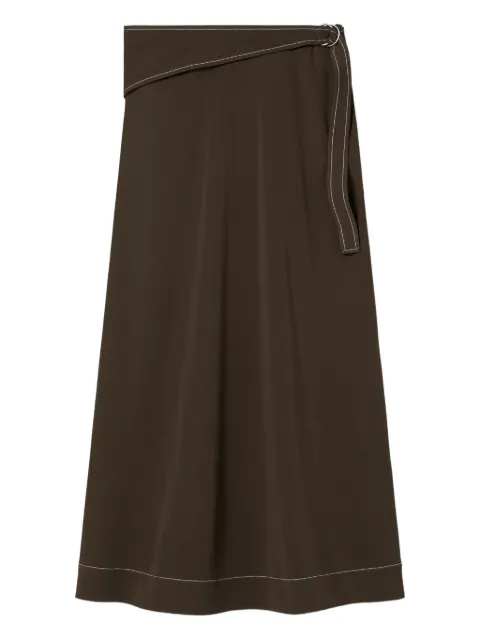 Tory Burch belted jersey skirt