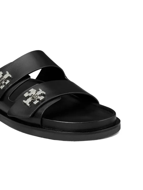 Tory Burch Turnlock Sport Sandals | Black | FARFETCH