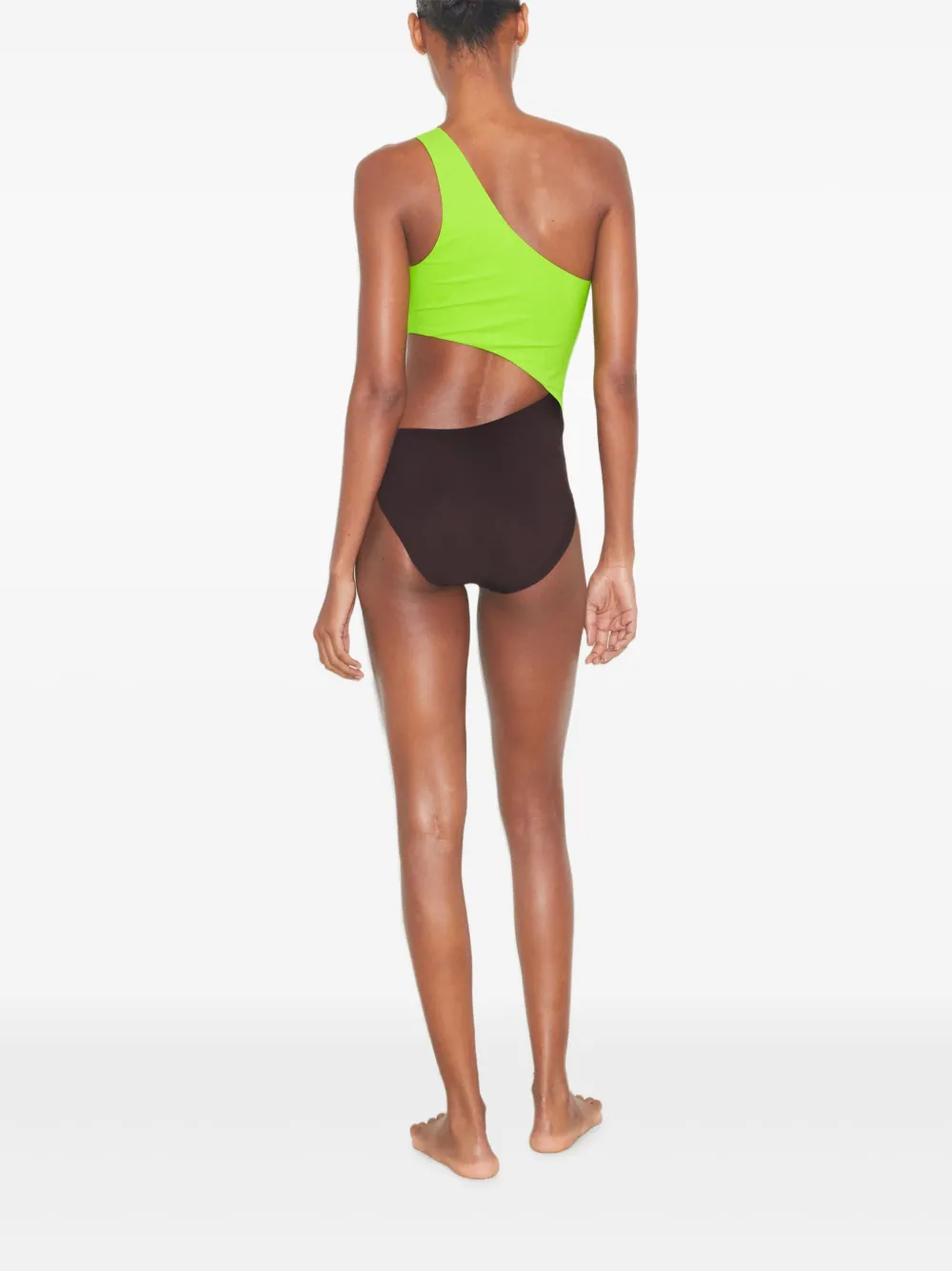 Tory Burch Asymmetrisch badpak Groen