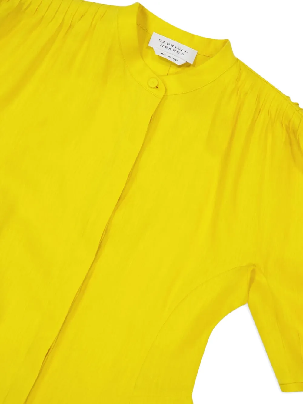 Gabriela Hearst Blousejurk met pofmouwen Geel