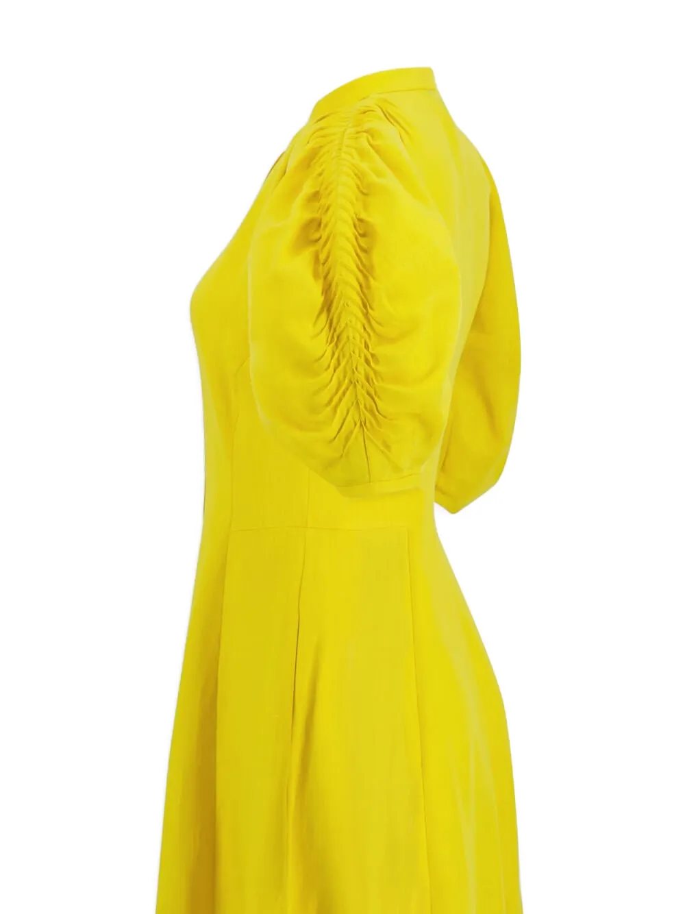 Gabriela Hearst Blousejurk met pofmouwen Geel