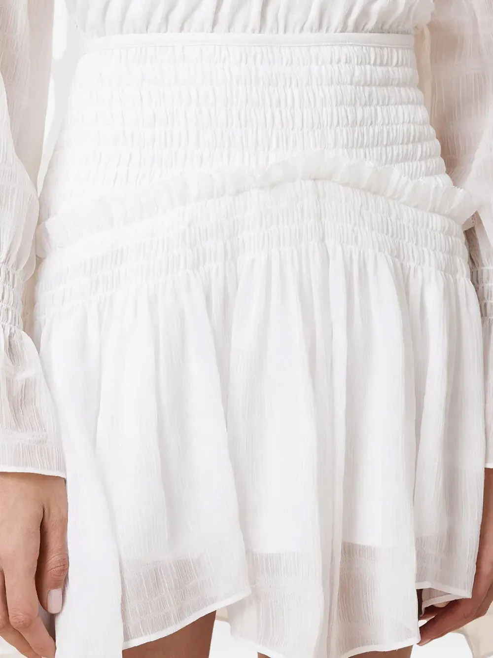 AllSaints Pamela mini skirt Wit