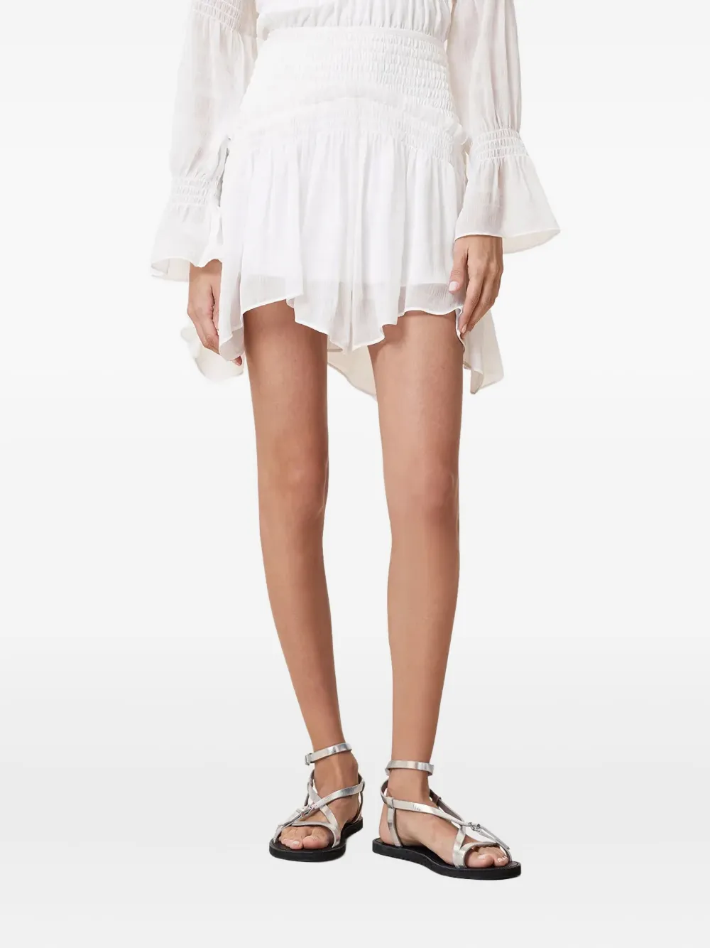 AllSaints Pamela mini skirt Wit