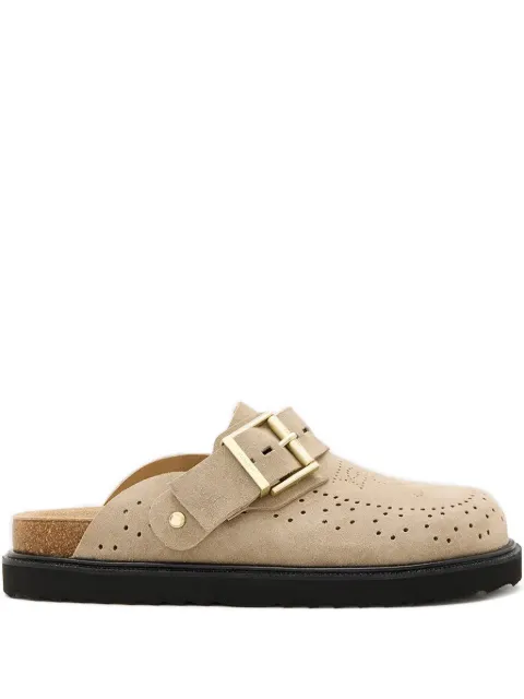 AllSaints mules con hebilla y perforaciones