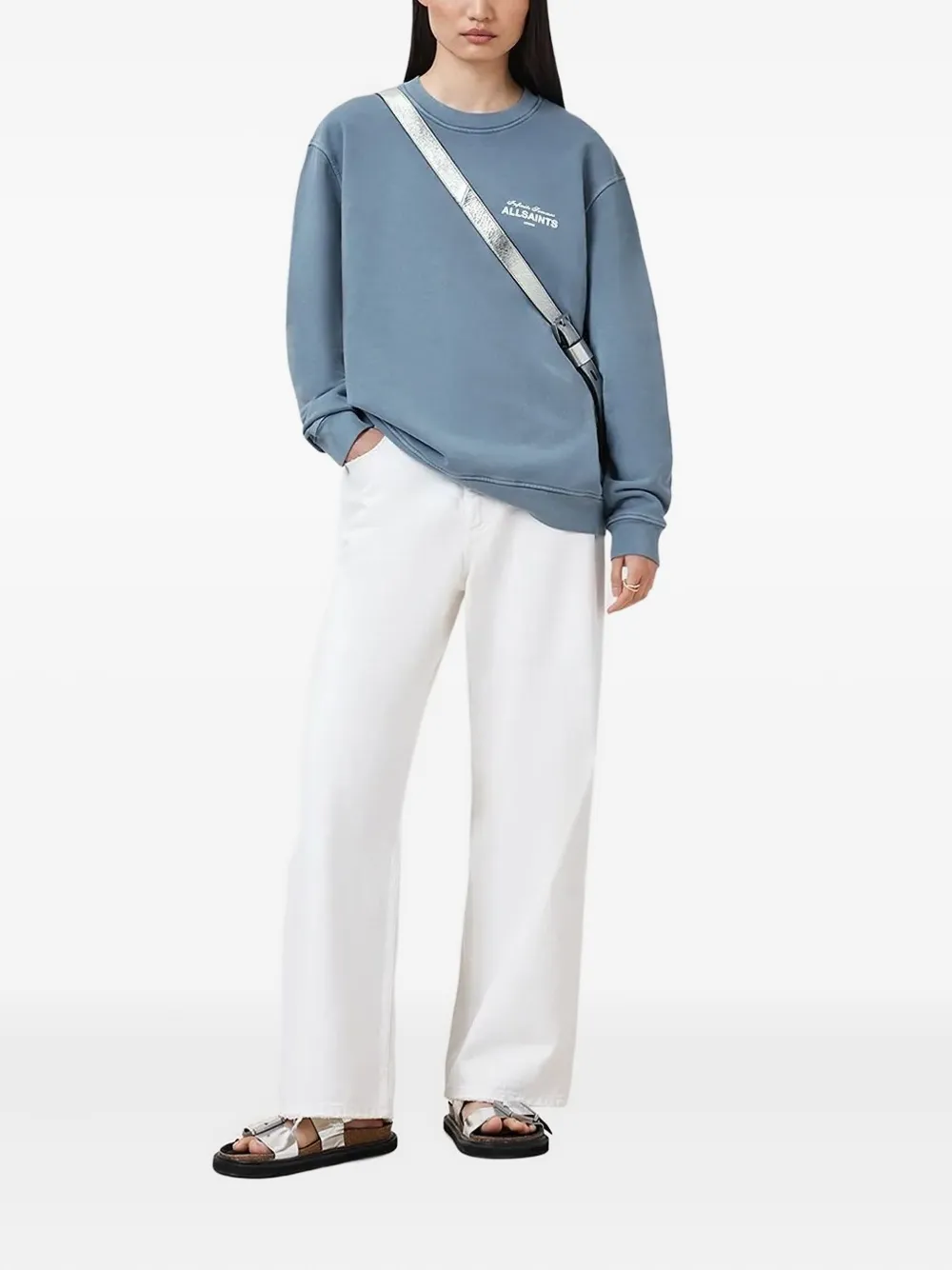 AllSaints Etta Soleil crew-neck sweatshirt | Sweaters | Image 2